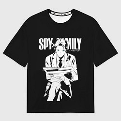 Футболка оверсайз мужская SPY X FAMILY СЕМЬЯ ШПИОНА ЛОЙД, цвет: 3D-принт