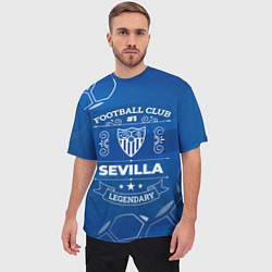 Футболка оверсайз мужская Sevilla FC 1, цвет: 3D-принт — фото 2