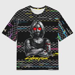 Мужская футболка оверсайз Johnny Джонни Cyberpunk2077