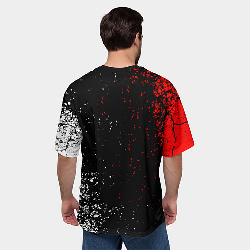 Мужская футболка оверсайз Alisa алиса кинчев / 3D-принт – фото 4