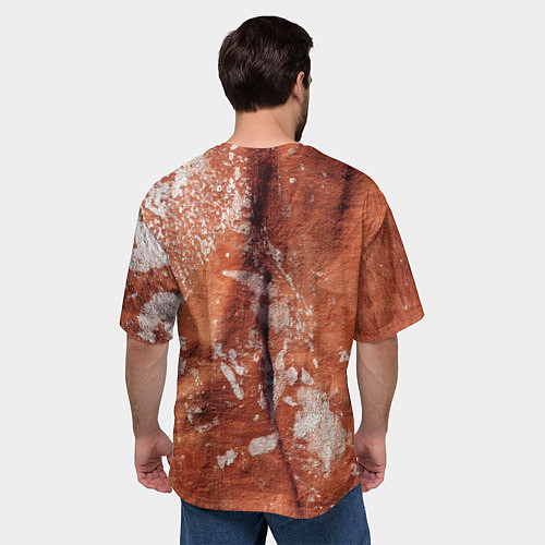 Мужская футболка оверсайз Cандро Боттичелли Автопортрет Пост-арт Коллаж Sand / 3D-принт – фото 4