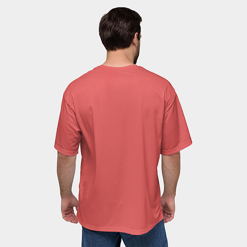 Мужская футболка оверсайз Стеснительная Кагуя / 3D-принт – фото 4