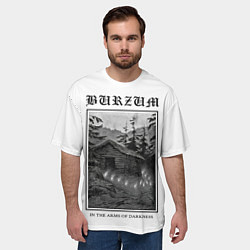 Футболка оверсайз мужская In the arms of darkness - Burzum, цвет: 3D-принт — фото 2