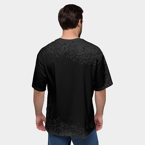 Мужская футболка оверсайз Пожарный Правда / 3D-принт – фото 4