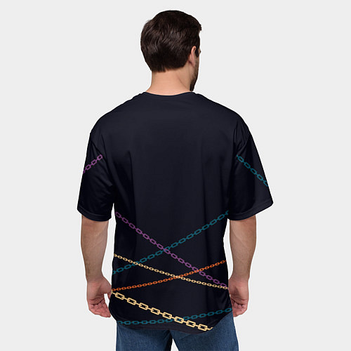 Мужская футболка оверсайз Рыцарь и Лучезарность Hollow Knight / 3D-принт – фото 4