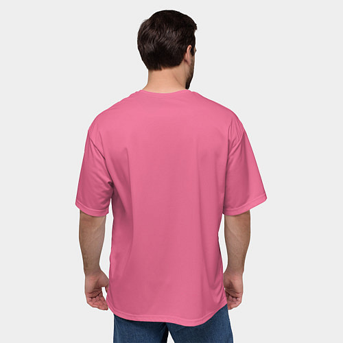 Мужская футболка оверсайз Чика на позитиве / 3D-принт – фото 4