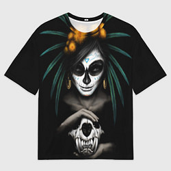 Футболка оверсайз мужская Костяная Ведьма, цвет: 3D-принт