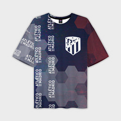 Мужская футболка оверсайз ATLETICO MADRID - Соты