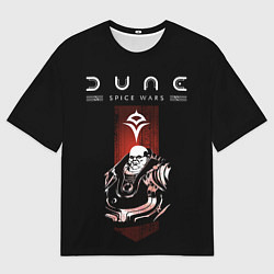 Мужская футболка оверсайз Dune: Spice Wars фракция харконнены
