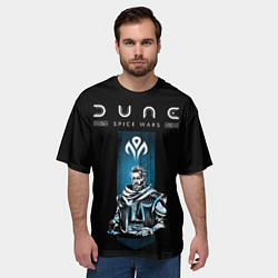 Футболка оверсайз мужская Dune: Spice Wars фракция контрабандисты, цвет: 3D-принт — фото 2