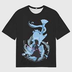 Футболка оверсайз мужская AYAKA GENSHIN IMPACT, цвет: 3D-принт