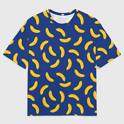 Мужская футболка оверсайз Banana style Банана стайл, веселый банановый патте