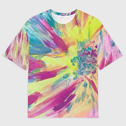 Мужская футболка оверсайз Parfum floral