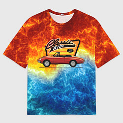 Футболка оверсайз мужская Classic ride, цвет: 3D-принт