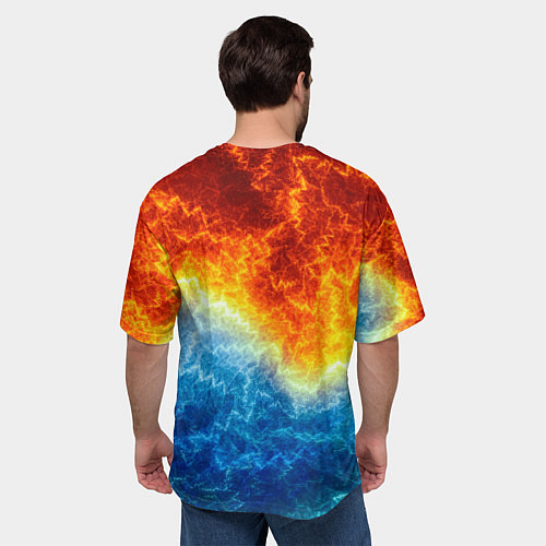 Мужская футболка оверсайз Classic ride / 3D-принт – фото 4