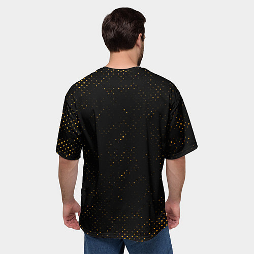 Мужская футболка оверсайз Имя Захар и зологой герб РФ / 3D-принт – фото 4