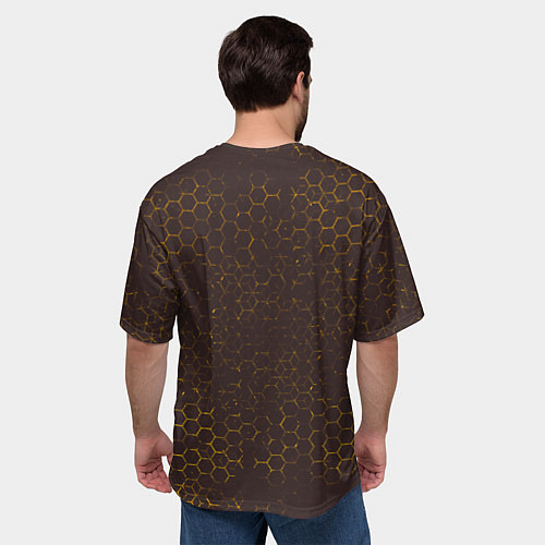 Мужская футболка оверсайз ТЕСЛА Tesla Графика / 3D-принт – фото 4