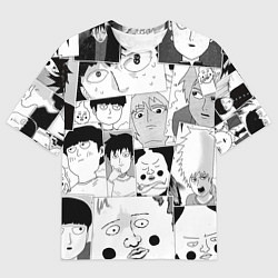 Футболка оверсайз мужская Моб психо 100 паттерн, цвет: 3D-принт