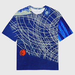 Футболка оверсайз мужская Светолокатор, цвет: 3D-принт