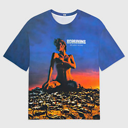 Футболка оверсайз мужская Deadly Sting - Scorpions, цвет: 3D-принт