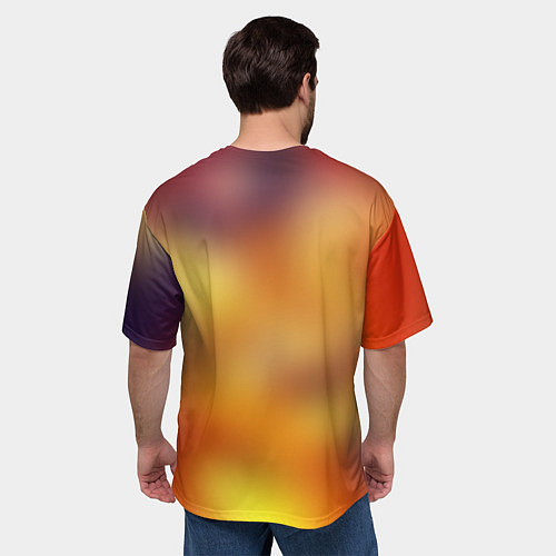 Мужская футболка оверсайз Клинок, рассекающий демонов Demon Slayer / 3D-принт – фото 4