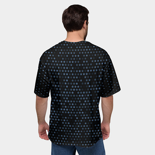 Мужская футболка оверсайз TOTTENHAM HOTSPUR Звезды / 3D-принт – фото 4