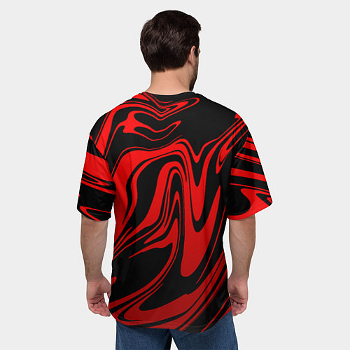 Мужская футболка оверсайз ТОКИЙСКИЕ МСТИТЕЛИ МАНГА / 3D-принт – фото 4