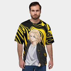 Футболка оверсайз мужская ТОКИЙСКИЕ МСТИТЕЛИ МАЙКИ САНО, цвет: 3D-принт — фото 2