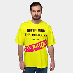 Футболка оверсайз мужская Never Mind the Bollocks, Heres the Sex Pistols, цвет: 3D-принт — фото 2