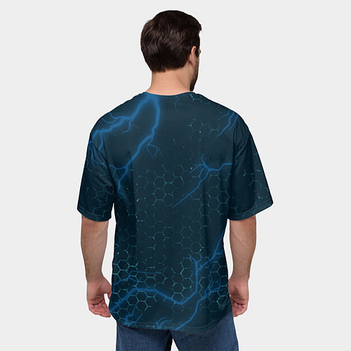 Мужская футболка оверсайз Игра Death Stranding: PRO Gaming / 3D-принт – фото 4