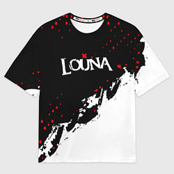 Футболка оверсайз мужская Louna band - лоуна, цвет: 3D-принт