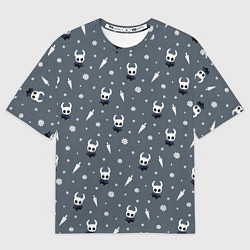 Футболка оверсайз мужская Рыцарь, Гео, Гвоздь Hollow Knight, цвет: 3D-принт