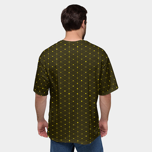 Мужская футболка оверсайз БОРУССИЯ - Абстракция / 3D-принт – фото 4