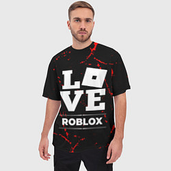 Футболка оверсайз мужская Roblox Love Классика, цвет: 3D-принт — фото 2