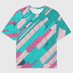 Футболка оверсайз мужская Striped, цвет: 3D-принт