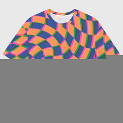 Футболка оверсайз мужская Wavy Squares, цвет: 3D-принт