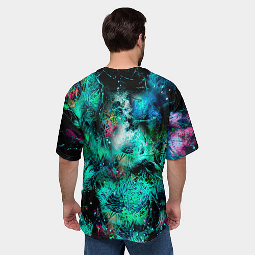 Мужская футболка оверсайз Revelation Moon / 3D-принт – фото 4
