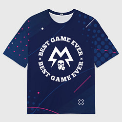 Футболка оверсайз мужская Символ Metro Exodus и надпись Best Game Ever, цвет: 3D-принт