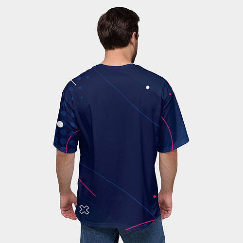 Мужская футболка оверсайз Символ Metro Exodus и надпись Best Game Ever / 3D-принт – фото 4