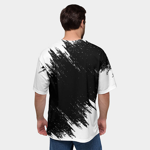 Мужская футболка оверсайз Миша ах*енный как ни крути / 3D-принт – фото 4