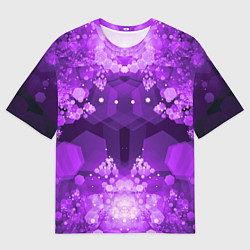 Футболка оверсайз мужская Crystal Galaxy, цвет: 3D-принт