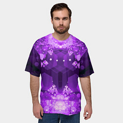 Футболка оверсайз мужская Crystal Galaxy, цвет: 3D-принт — фото 2