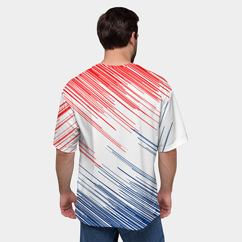 Мужская футболка оверсайз Арсенал arsenal logo / 3D-принт – фото 4