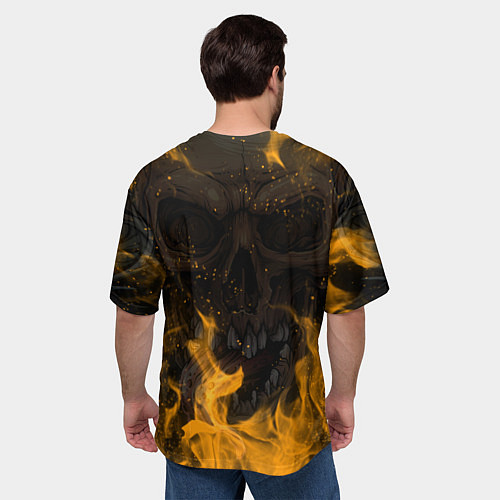 Мужская футболка оверсайз АРИЯ РУССКИЙ РОК / 3D-принт – фото 4
