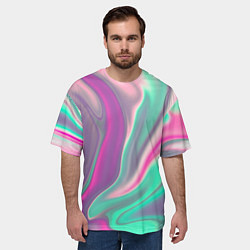 Футболка оверсайз мужская Digital Wave, цвет: 3D-принт — фото 2