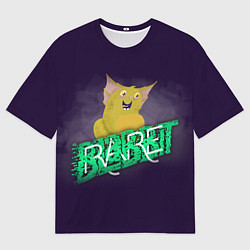 Футболка оверсайз мужская Blabbit Rare, цвет: 3D-принт