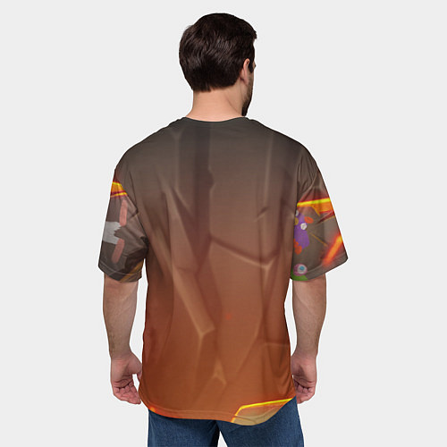 Мужская футболка оверсайз Барабамень, Мамунт и Палезатор / 3D-принт – фото 4