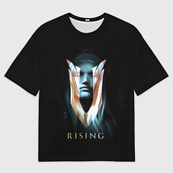 Футболка оверсайз мужская V rising - вампир, цвет: 3D-принт