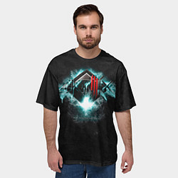 Футболка оверсайз мужская More Monsters and Sprites - Skrillex, цвет: 3D-принт — фото 2