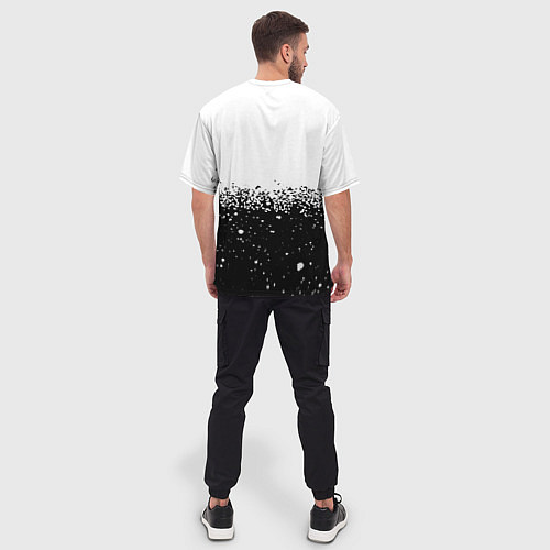 Мужская футболка оверсайз Рэпер Егор Крид в стиле граффити / 3D-принт – фото 4